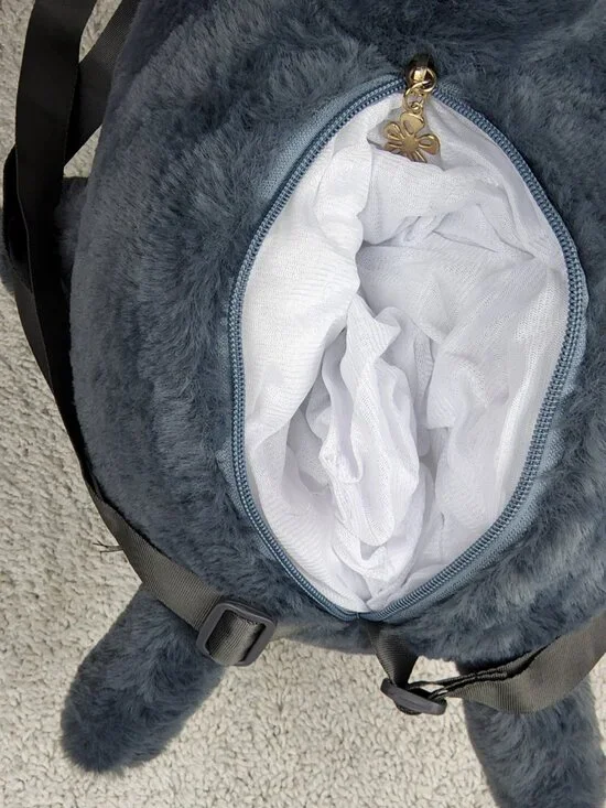 My Neighbor Totoro Plush Backpack Studio Ghibli 14" Adjustable Straps Purse USA - Picture 5 of 5